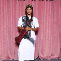 Tiangue attends the Rabanne Womenswear Fall/Winter 2024-2025 show as part of Paris Fashion Week on February 29, 2024 in Paris, France.
