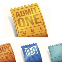 tickets - concert stock illustrations