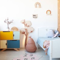 toddler girl’s room interior. - home decoration stock pictures, royalty-free photos & images
