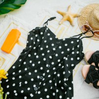 top down feminine summer items .blogging - fashion stock pictures, royalty-free photos & images