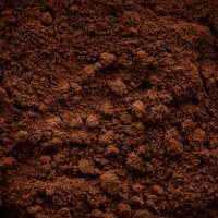 top view close-up of grinded coffee beans - coffee stock pictures, royalty-free photos & images