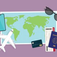 touristen planen eine reise in den urlaub - travel stock-grafiken, -clipart, -cartoons und -symbole