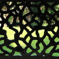 traditional garden window on wall - garden decoration stock pictures, royalty-free photos & images