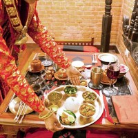 traditional nepali restaurant - food stock pictures, royalty-free photos & images