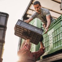 truck loading - food stock pictures, royalty-free photos & images