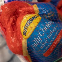 Turkeys are seen at a store in Mountain View, California, United States on Tuesday, November 19, 2019.