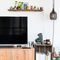 tv unit in a modern and bright living room - home decoration stock pictures, royalty-free photos & images