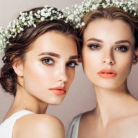 two beautiful girls - hairstyle stock pictures, royalty-free photos & images