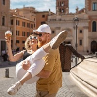 two beautiful mature friends sightseeing in rome - travel stock pictures, royalty-free photos & images
