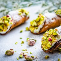 typical italian dessert cannoli from sicily - food stock pictures, royalty-free photos & images