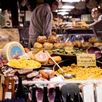 typical window of a pasta store in the city of bologna, italy. - food stock pictures, royalty-free photos & images