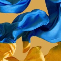 ukraine flag cloth - fashion stock pictures, royalty-free photos & images
