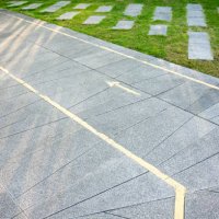 under the sun, grass pavers and roads. - garden decoration stock pictures, royalty-free photos & images