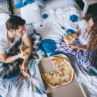 unhealthy but tasty breakfast - junk food stock pictures, royalty-free photos & images