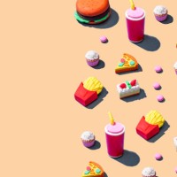unhealthy food made with modeling clay as a concept of unnutritious junk food - junk food stock pictures, royalty-free photos & images