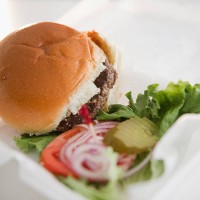 usa, new jersey, jersey city, close-up of hamburger - junk food stock pictures, royalty-free photos & images