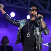 Usher and The Roots perform during The Concert for Peace and Justice celebrating the opening of The Legacy Museum at Riverwalk Amphitheater on April...