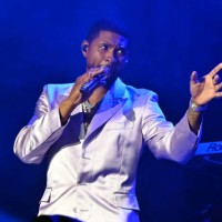 Usher performs during the Strength Of A Woman Festival & Summit State Farm Arena Concert at State Farm Arena on May 07, 2022 in Atlanta, Georgia.
