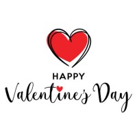 valentines day calligraphy banner with heart - home decoration stock illustrations