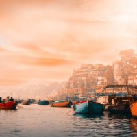 varanasi at sunrise - travel stock pictures, royalty-free photos & images