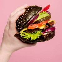 vegan burger - food stock pictures, royalty-free photos & images