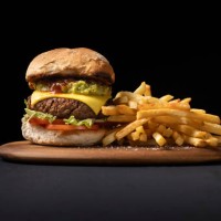 vegan cheeseburger. - junk food stock pictures, royalty-free photos & images