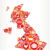 vereinigtes königreich barbecue party symbol muster hintergrund - junk food stock-grafiken, -clipart, -cartoons und -symbole