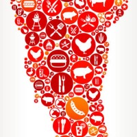 vermont barbecue party symbol muster hintergrund - junk food stock-grafiken, -clipart, -cartoons und -symbole