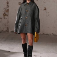 Vicky Motanari attends the AMI - Alexandre Mattiussi Menswear Fall-Winter 2025/2026 show as part of Paris Fashion Week on January 22, 2025 in Paris,...