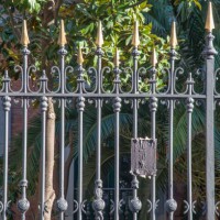 victorian garden fence - garden decoration stock pictures, royalty-free photos & images