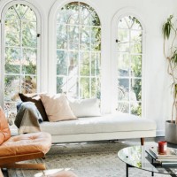 view of living room in home - home decoration stockfoto's en -beelden