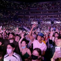 View of the crowd during iHeartRadio Hot 99.5's Jingle Ball 2021 Presented by Capital One at Capital One Arena on December 14, 2021 in Washington, DC.