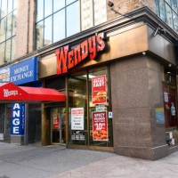 View of Wendy's in midtown during the coronavirus pandemic on May 14, 2020 in New York City. COVID-19 has spread to most countries around the world,...