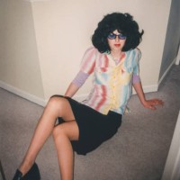 vintage funny photo, 1980s woman, 1990s candid portrait - fashion stock pictures, royalty-free photos & images