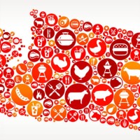 washington barbecue party symbol muster hintergrund - junk food stock-grafiken, -clipart, -cartoons und -symbole