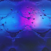 water drop on circle 3d plastic material with colorful light - concert stock pictures, royalty-free photos & images