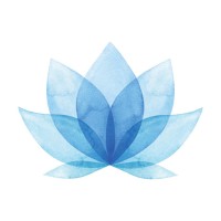 watercolor blue flower - garden decoration stock illustrations