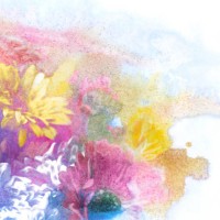 watercolor flowers - garden decoration stock illustrations