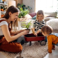 we are happy family - home decoration stock pictures, royalty-free photos & images