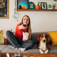 we are ready for the weekend tv marathon - junk food stock pictures, royalty-free photos & images