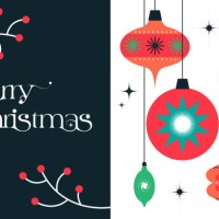 web poster design of merry christmas - home decoration stock illustrations