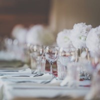 wedding birthday reception decoration, chairs, tables and flowers - home decoration stock pictures, royalty-free photos & images