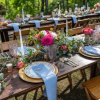 wedding place settings - home decoration stockfoto's en -beelden