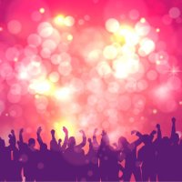 weekend party - concert stock illustrations