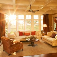 well-appointed traditional living room with beamed ceiling - home decoration stock pictures, royalty-free photos & images