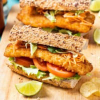 wholegrain bread with fish cake - junk food stock pictures, royalty-free photos & images