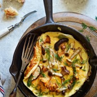 wild mushroom omelette in pan - food stock pictures, royalty-free photos & images
