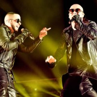 Wisin and Yandel perform live on stage at Madison Square Garden during Wisin y Yandel in Concert on June 8, 2018 in New York City.