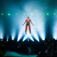 Wizkid performs at AccorHotels Arena on September 16, 2022 in Paris, France.