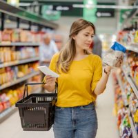 woman doing shopping at market - food stock pictures, royalty-free photos & images